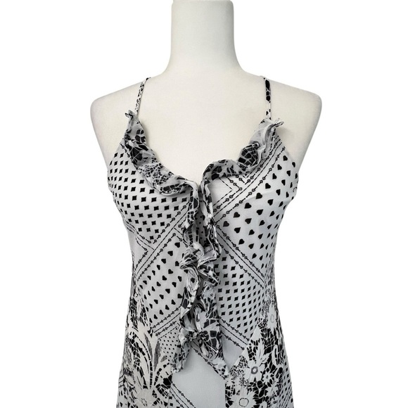 Disney Alice Through The Looking Glass Black and White High Low Sundress - Picture 3 of 13